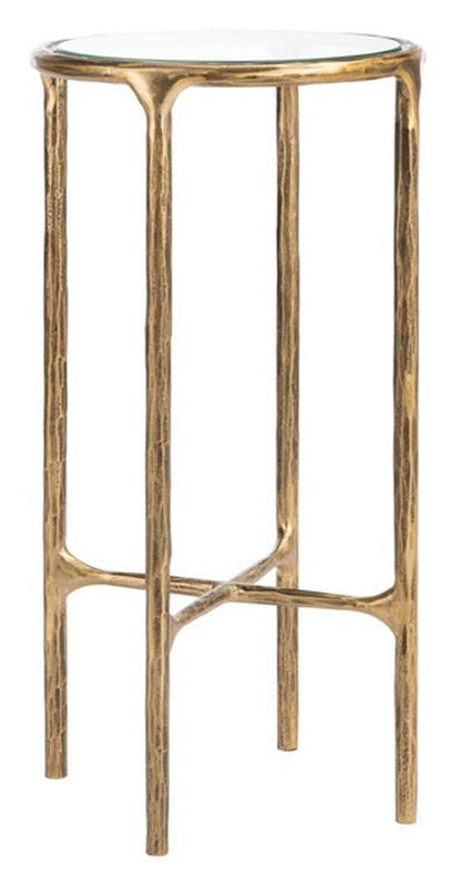 Safavieh - Jessa Metal Tall Round End Table - Brass - SFV9504A veiw 3