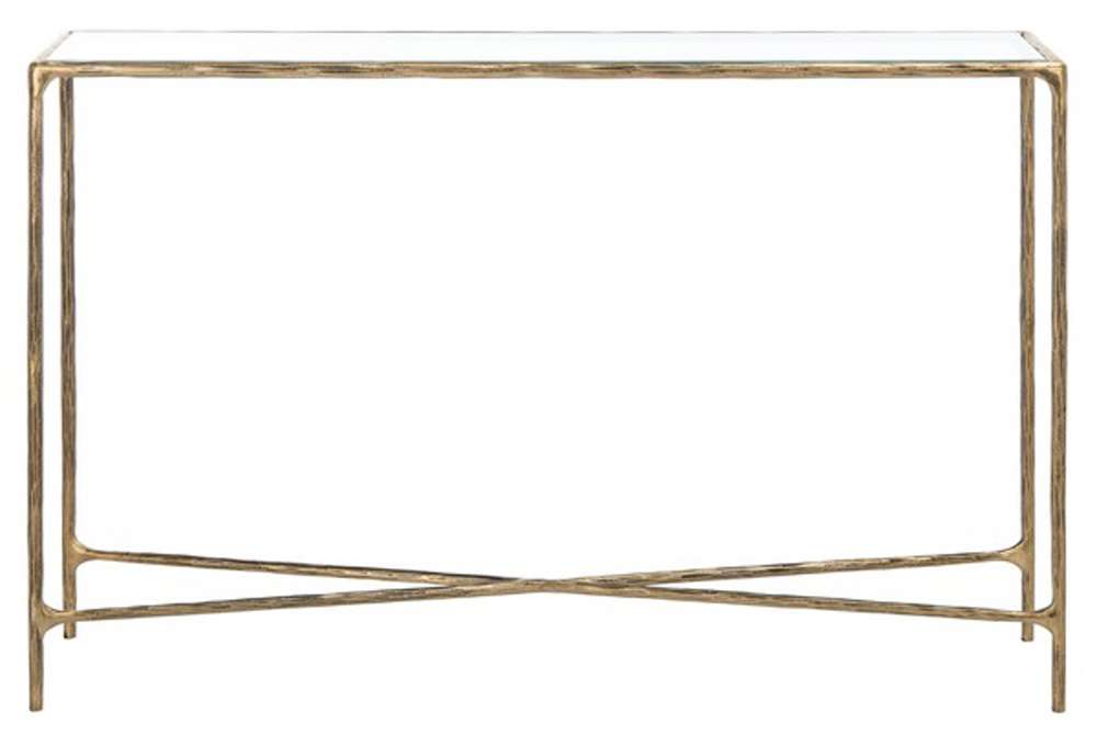 Safavieh - Jessa Rectangle Console Table - Brass - SFV9502A veiw 1