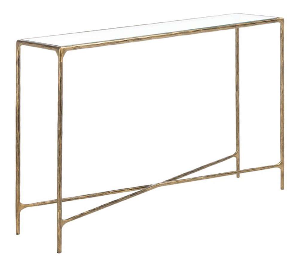 Safavieh - Jessa Rectangle Console Table - Brass - SFV9502A veiw 3