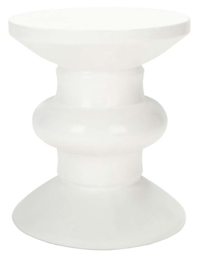 Safavieh - Jiraiya Concrete Accent Stool - Ivory - VNN1033B veiw 1