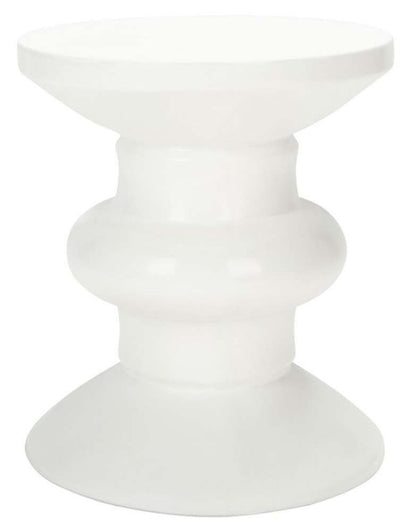 Safavieh - Jiraiya Concrete Accent Stool - Ivory - VNN1033B veiw 1