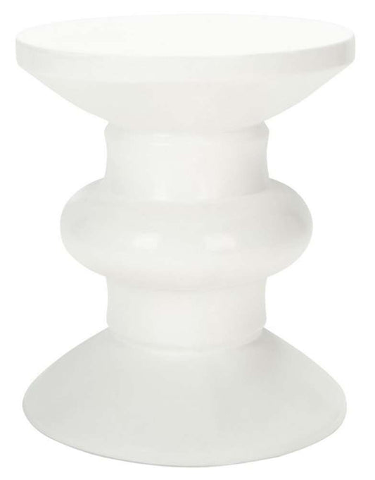 Safavieh - Jiraiya Concrete Accent Stool - Ivory - VNN1033B veiw 1