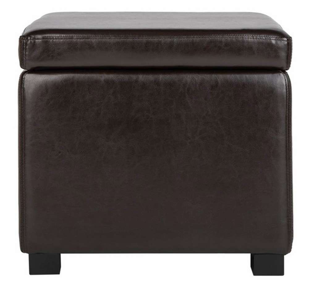 Safavieh - Jonathan Ottoman - Brown - HUD4007A veiw 1