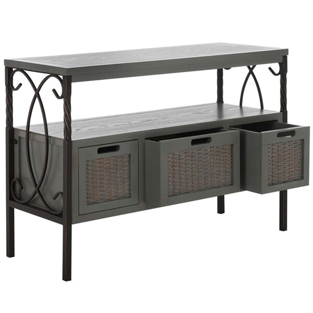 Safavieh - Joshua Media Console - Ash Grey - AMH6532B veiw 4