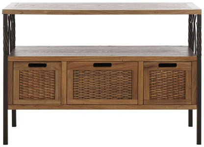 Safavieh - Joshua Media Console - Oak - AMH6532C veiw 1
