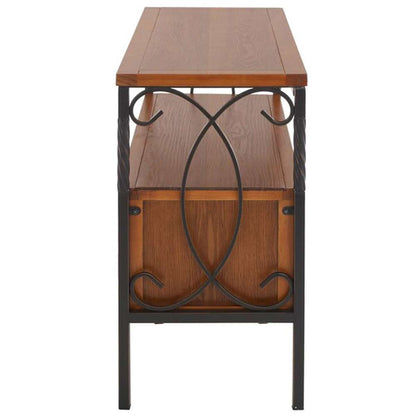 Safavieh - Joshua Media Console - Pewter - Walnut - AMH6532A veiw 3