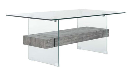 Safavieh - Kayley Coffee Table - Glass - Black Oak - COF7004B veiw 3
