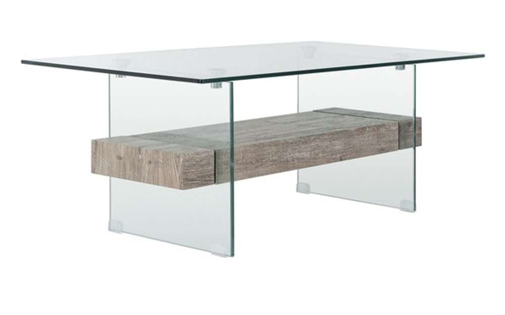 Safavieh - Kayley Coffee Table - Glass - Grey Oak - COF7004C veiw 3