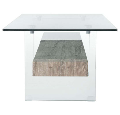 Safavieh - Kayley Coffee Table - Glass - Grey Oak - COF7004C veiw 4