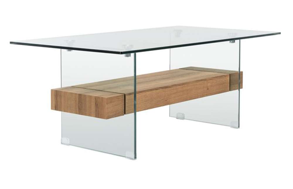 Safavieh - Kayley Coffee Table - Glass - Natural Brown - COF7004D veiw 3