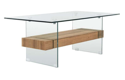 Safavieh - Kayley Coffee Table - Glass - Natural Brown - COF7004D veiw 3