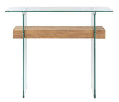 Safavieh - Kayley Console Table - Glass - Natural Brown - CNS7001D veiw 1