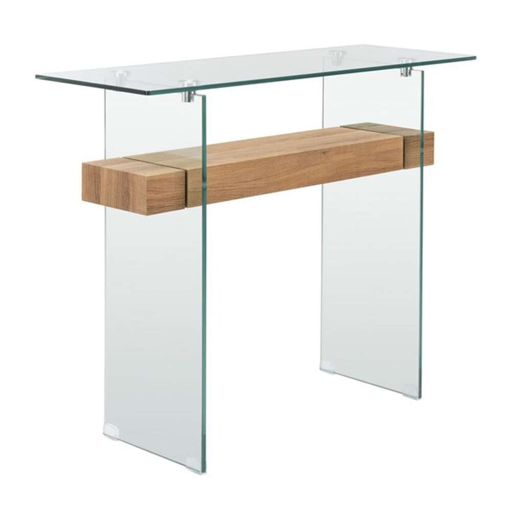 Safavieh - Kayley Console Table - Glass - Natural Brown - CNS7001D veiw 3
