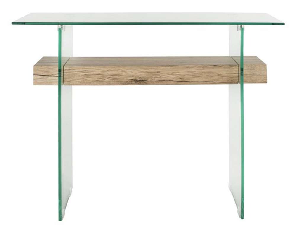 Safavieh - Kayley Console Table - Natural - Glass - CNS7001A veiw 1