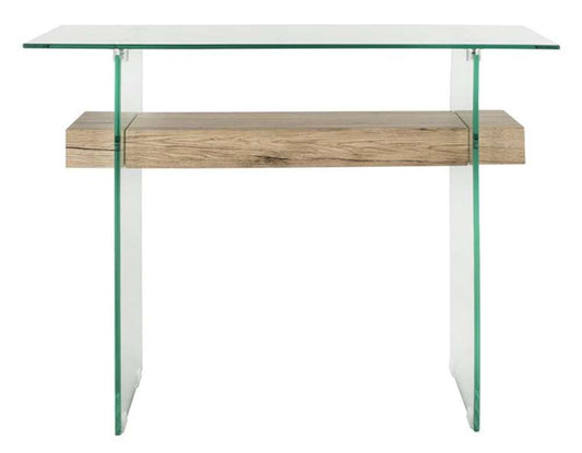 Safavieh - Kayley Console Table - Natural - Glass - CNS7001A veiw 1