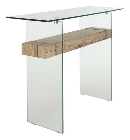 Safavieh - Kayley Console Table - Natural - Glass - CNS7001A veiw 3