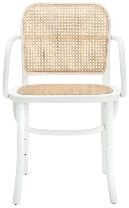 Safavieh - Keiko Cane Dining Chair - White - Natural - DCH9503A veiw 1