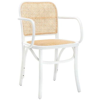 Safavieh - Keiko Cane Dining Chair - White - Natural - DCH9503A veiw 2