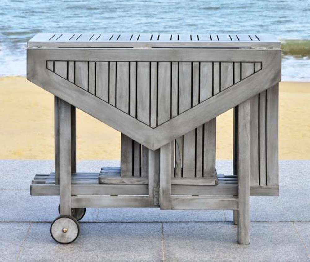 Safavieh - Kerman Table/Chair Set - Grey - PAT7000B veiw 1