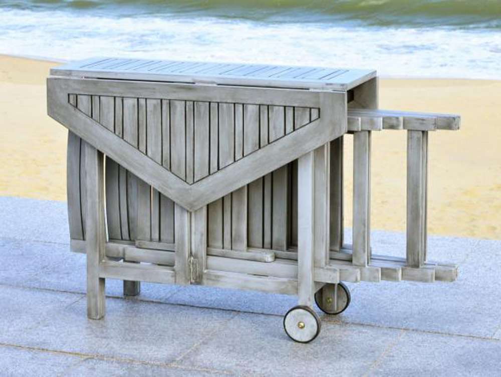 Safavieh - Kerman Table/Chair Set - Grey - PAT7000B veiw 3