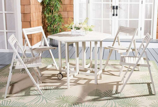 Safavieh - Kerman Table/Chair Set - White - PAT7000D veiw 1