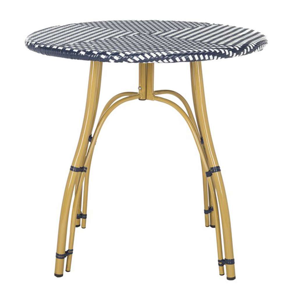 Safavieh - Kylie Bistro Table - Navy - White - PAT4011A veiw 1