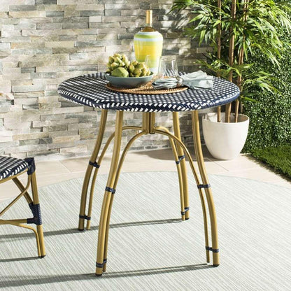 Safavieh - Kylie Bistro Table - Navy - White - PAT4011A veiw 2