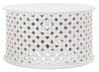 Safavieh - Kyrith Round Coffee Table - White Washed - COF5301B veiw 1