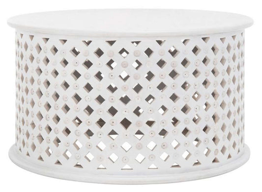 Safavieh - Kyrith Round Coffee Table - White Washed - COF5301B veiw 1