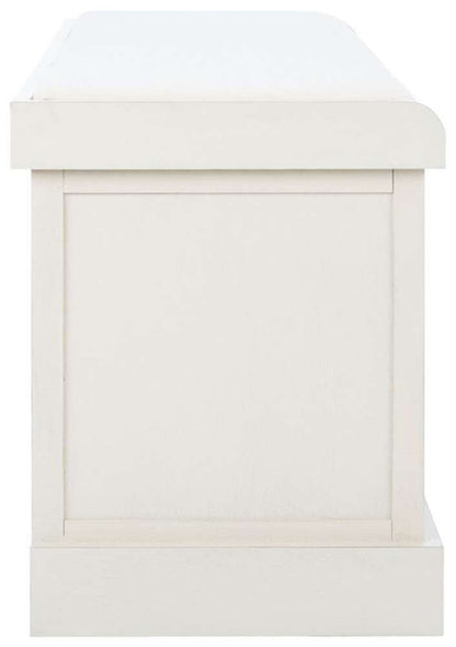 Safavieh - Landers 3Drw Cushion Bench - Distressed White  - BCH5703A veiw 3