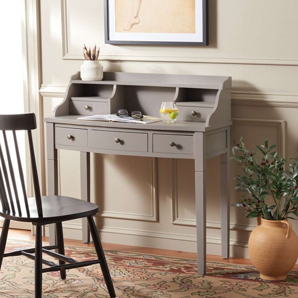 Safavieh - Landon Writing Desk - Quartz Grey - AMH6516C veiw 3