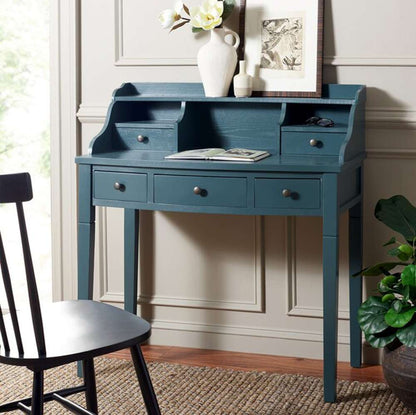 Safavieh - Landon Writing Desk - Teal - AMH6516E veiw 3