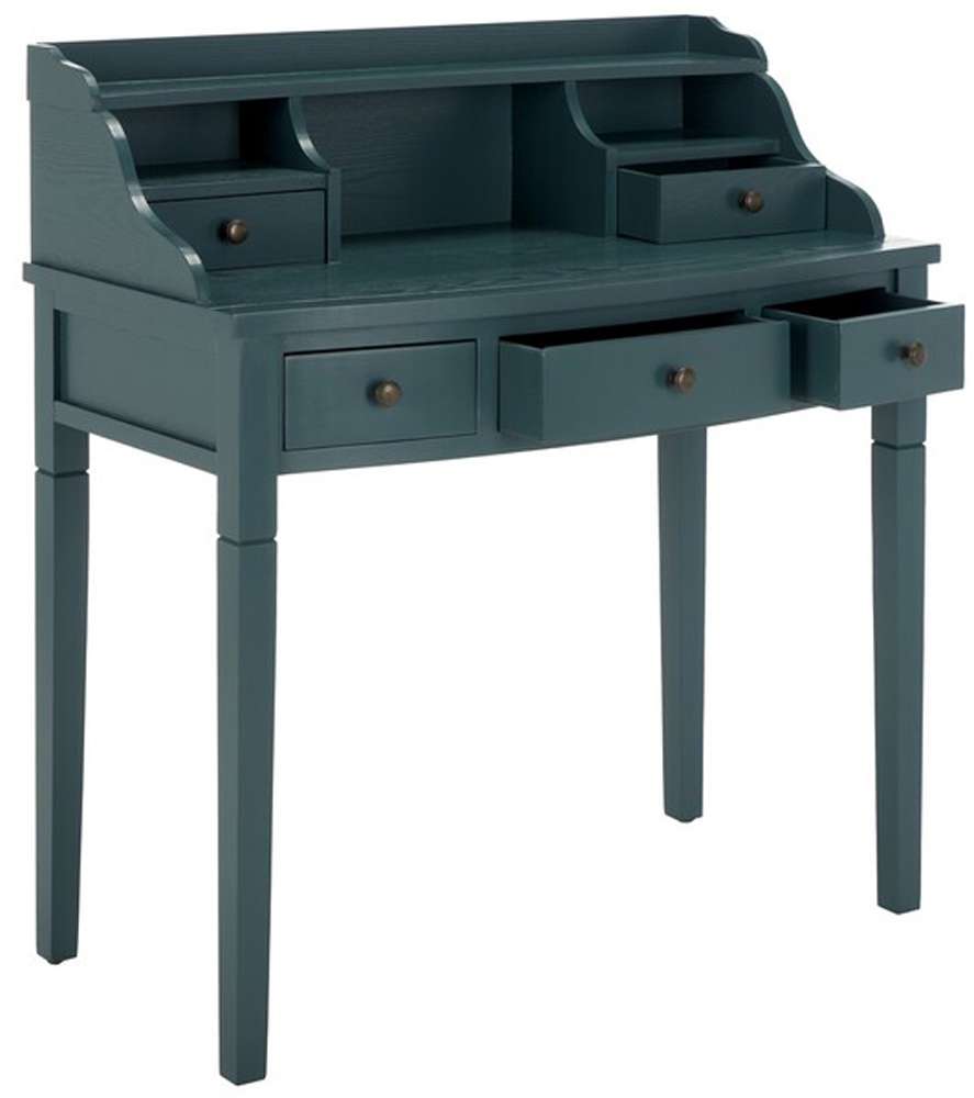 Safavieh - Landon Writing Desk - Teal - AMH6516E veiw 4