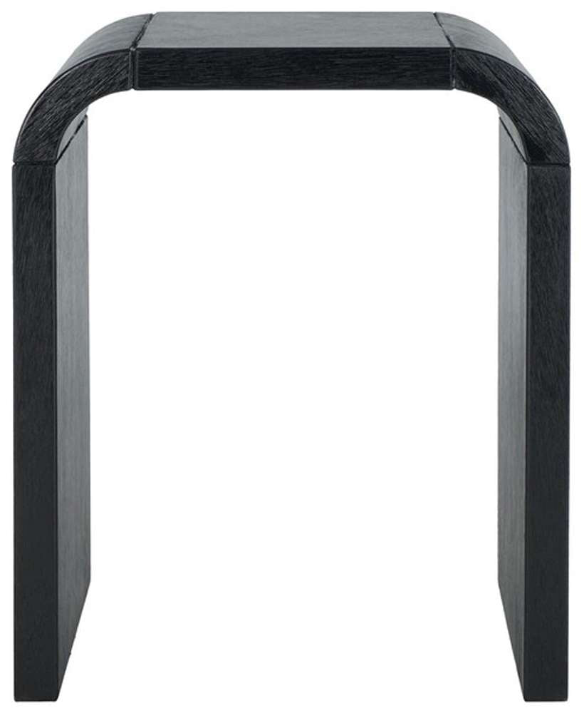 Safavieh - Liasonya Curved Accent Table - Black - ACC6608C veiw 1