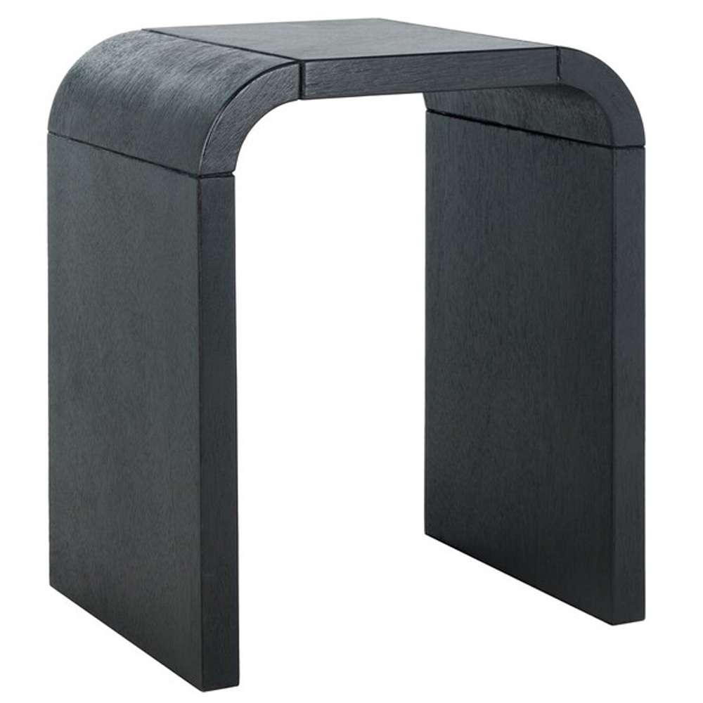 Safavieh - Liasonya Curved Accent Table - Black - ACC6608C veiw 3