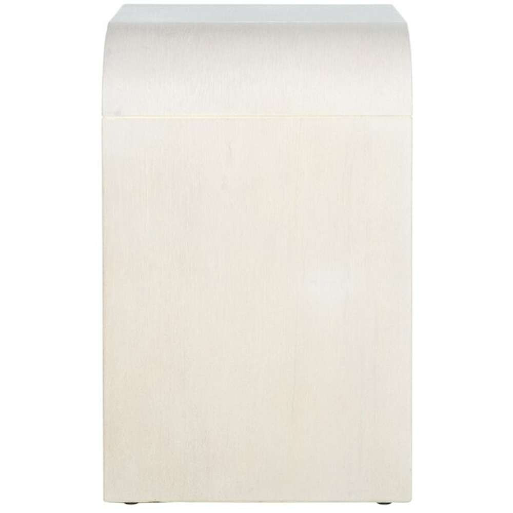 Safavieh - Liasonya Curved Accent Table - White Washed - ACC6608B veiw 4
