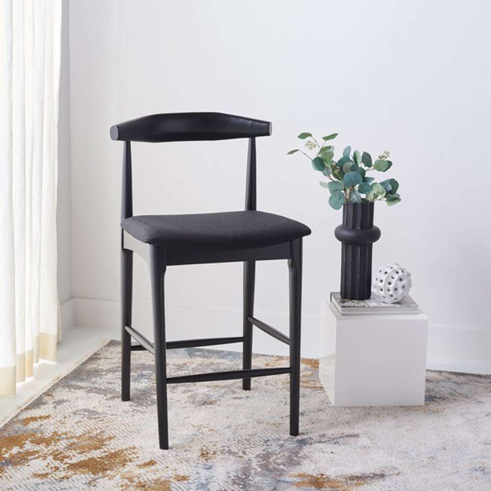 Safavieh - Lionel Retro Counter Stool - Black - BST1502B veiw 2