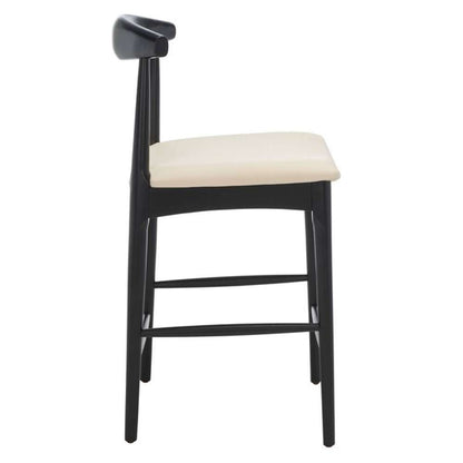 Safavieh - Lionel Retro Counter Stool - Black - Creme - BST1502A veiw 4
