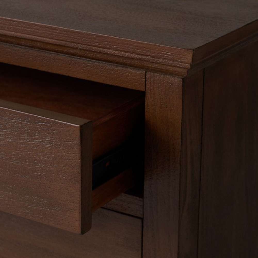Safavieh - Lisabet 3 Drawer Wd Nightstand - Brown - SFV7705A veiw 2