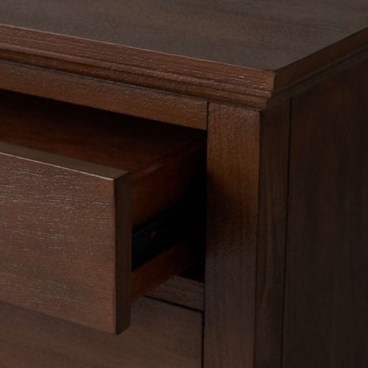 Safavieh - Lisabet 3 Drawer Wd Nightstand - Brown - SFV7705A veiw 2