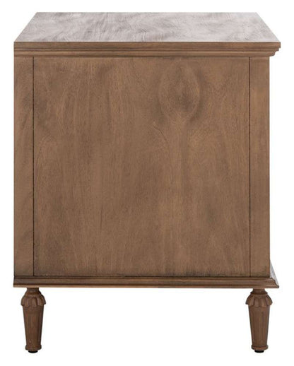 Safavieh - Lisabet 3 Drawer Wd Nightstand - Brown - SFV7705A veiw 5