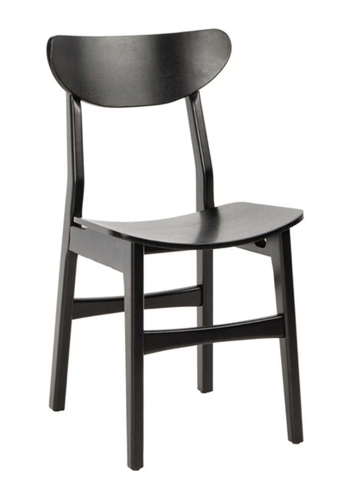 Safavieh - Lucca Retro Dining Chair - Black  (Set of 2) - DCH1001G-SET2 veiw 3