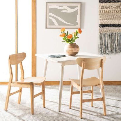 Safavieh - Lucca Retro Dining Chair - Natural  (Set of 2) - DCH1001A-SET2 veiw 2
