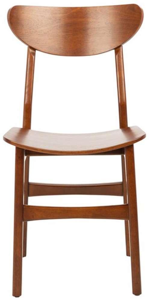 Safavieh - Lucca Retro Dining Chair - Walnut  (Set of 2) - DCH1001D-SET2 veiw 1