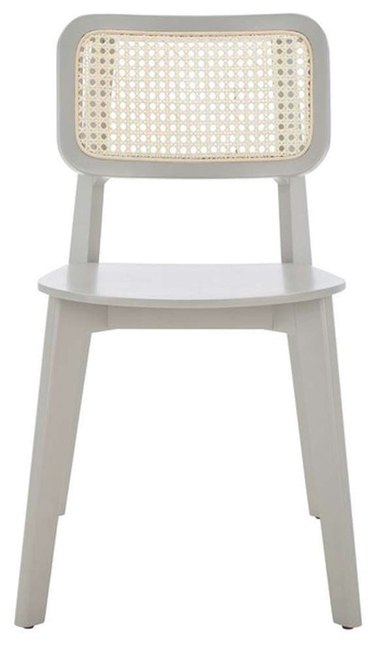 Safavieh - Luz Cane Dining Chair - Grey - Natural  (Set of 2) - DCH1006D-SET2 veiw 1
