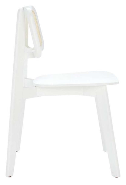 Safavieh - Luz Cane Dining Chair - White - Natural  (Set of 2) - DCH1006C-SET2 veiw 4