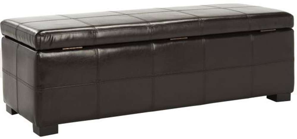 Safavieh - Madison Lg Storage Bench - Brown - HUD8226A veiw 1