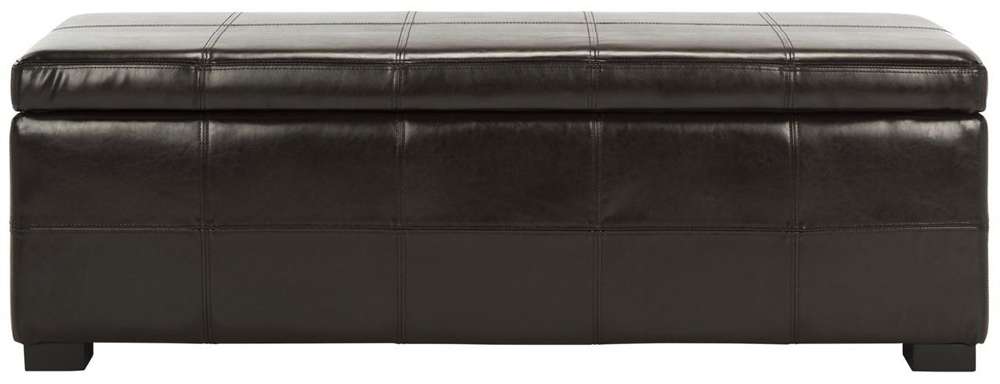 Safavieh - Madison Lg Storage Bench - Brown - HUD8226A veiw 2