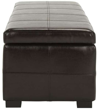 Safavieh - Madison Lg Storage Bench - Brown - HUD8226A veiw 4