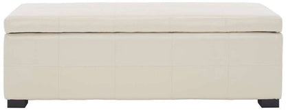 Safavieh - Madison Lg Storage Bench - Flat Cream - HUD8226K veiw 1